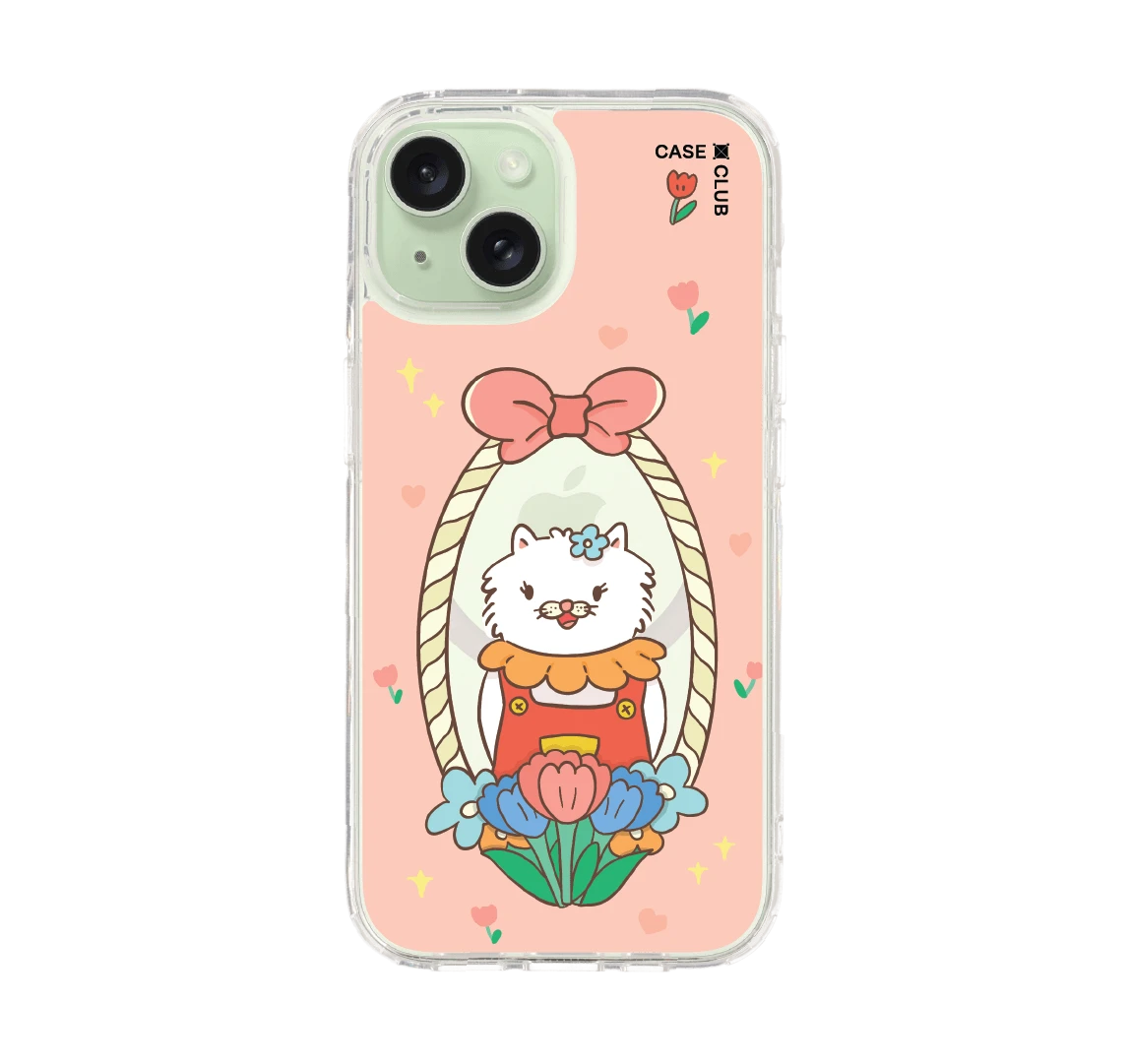 แมวเปอร์เซียกรอบริบบิ้นสดใส